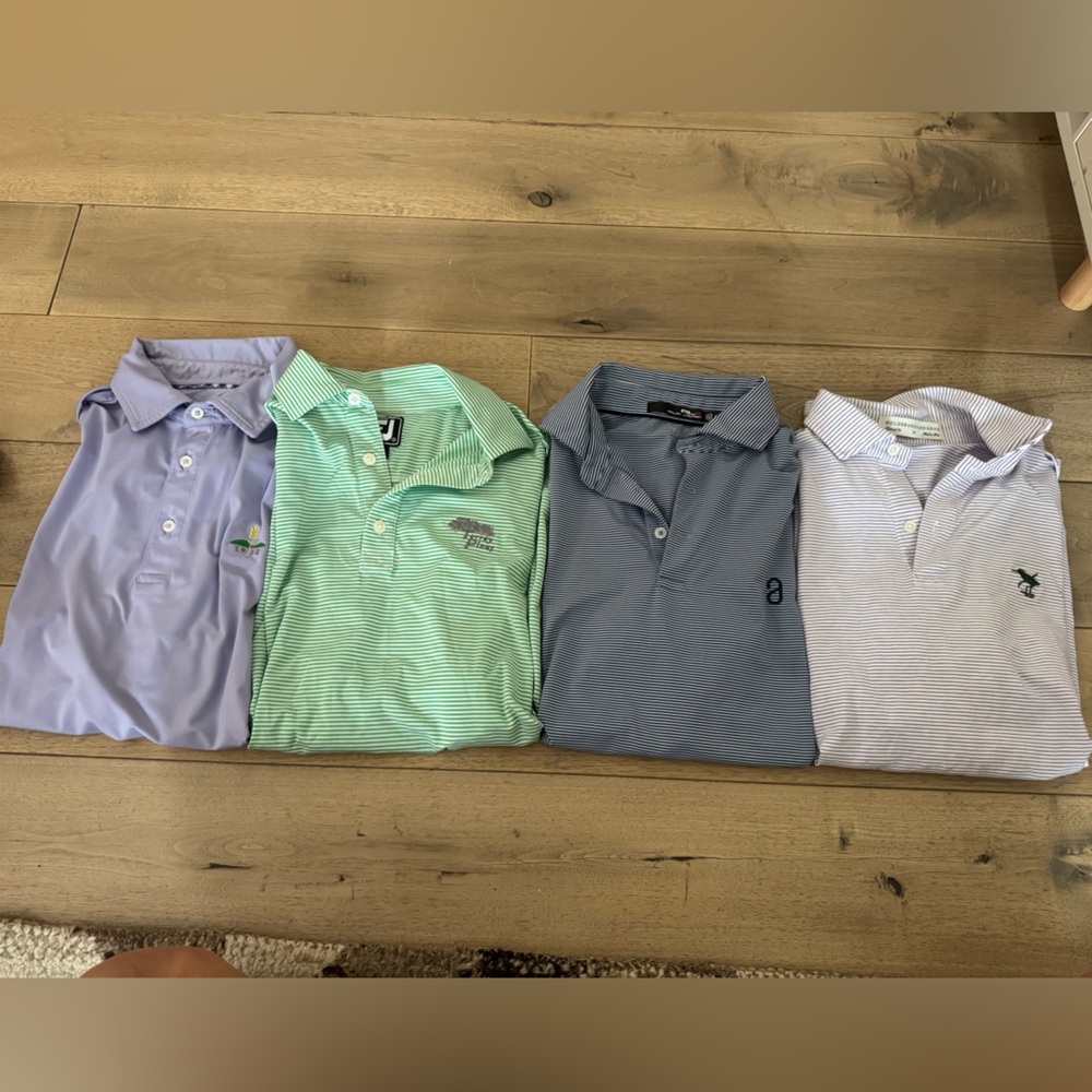 Assortment of Men's Country Club Golf Polo Shirt Collection